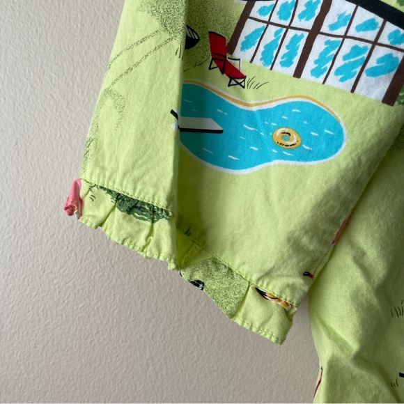 NICK & NORA Women's XL Flamingo Pajama Set Capri Length 100% Cotton - Picture 6 of 10